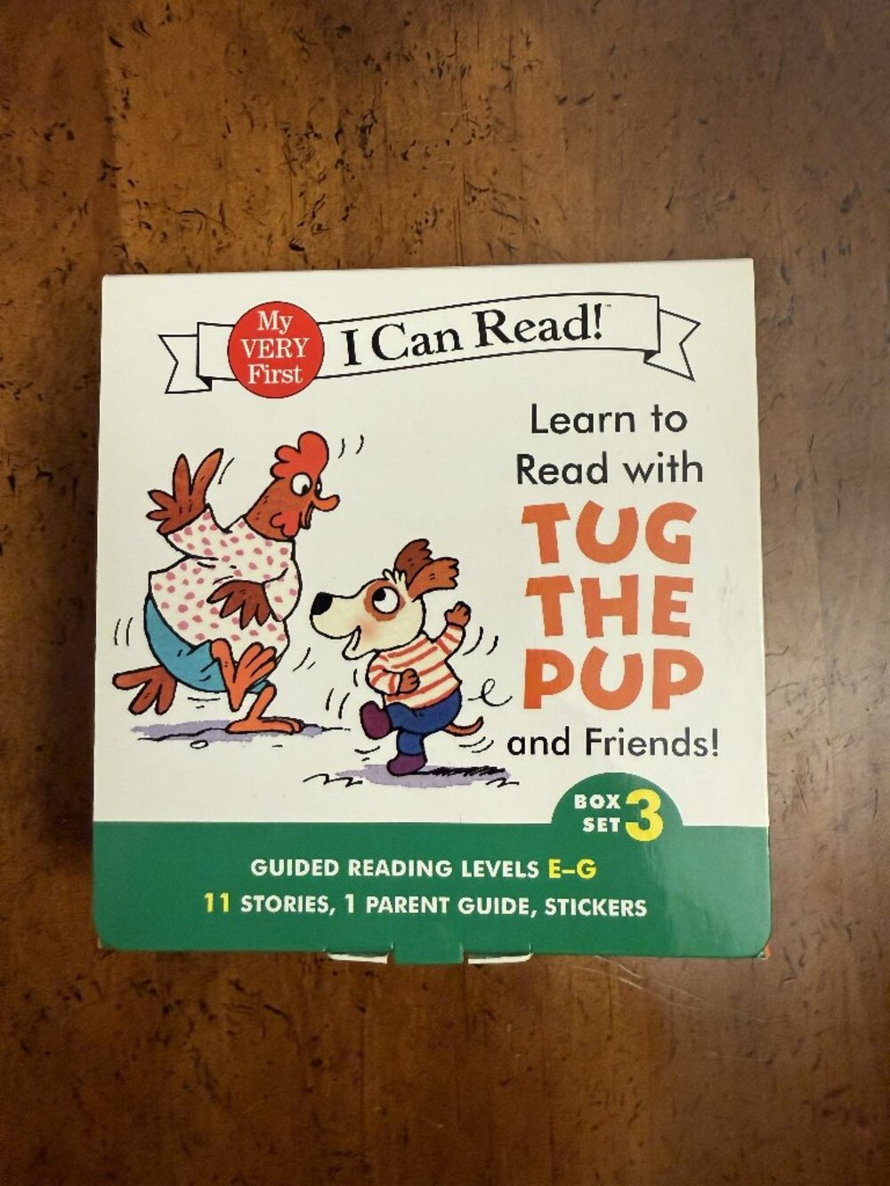 Learn to Read with Tug the Pup and Friends! Box Set 3: 11 stories, 1 guide
